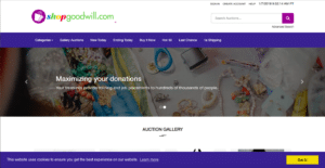 shopGoodwill.com e-commerce website screenshot