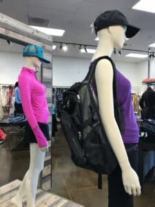 Two mannequins displayed inside Goodwill Store & Donation Center