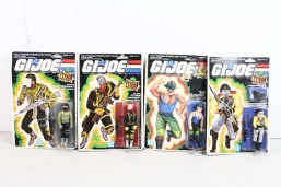 4 VTG 1988 GI Joe Action Figures in Box