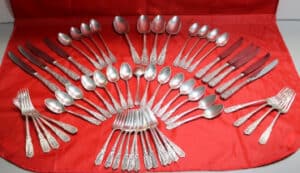 West Morland Sterling Silver Flatware 57 Pieces