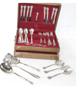 Lot of Sterling Silver Flatware w/ Box 35 Pieces