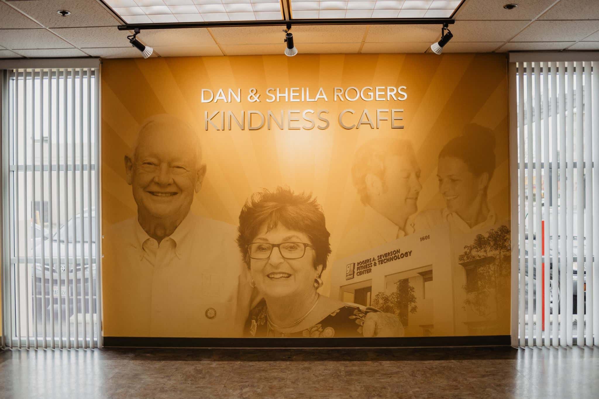 Interior of Dan and Sheila Rogers Kindness Cafe