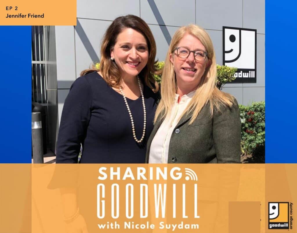 Nicole Suydam with Jennifer Friend, CEO of Project Hope Alliance