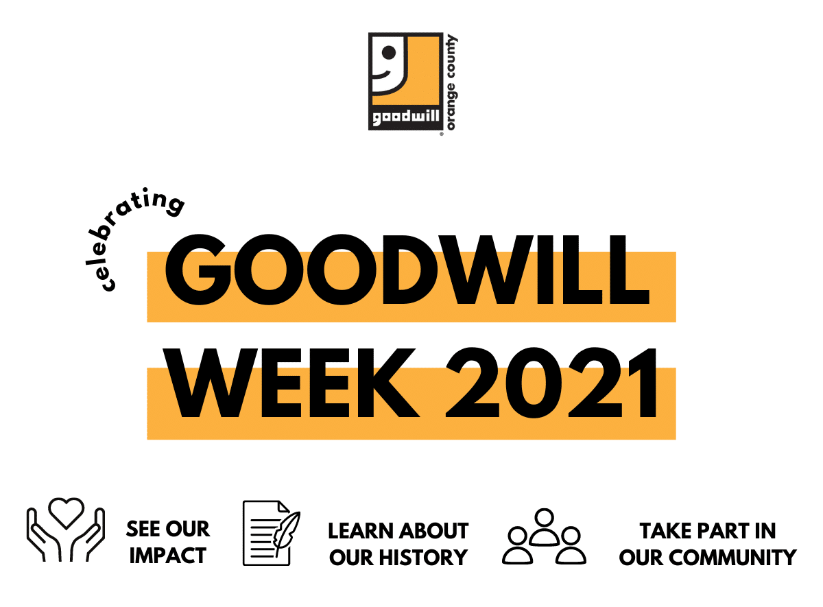 Goodwill week 2021 poster