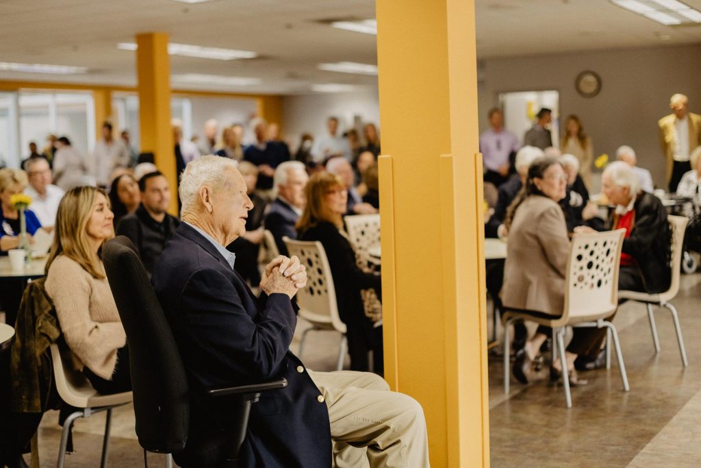 People at Dan and Sheila Rogers Kindness Cafe