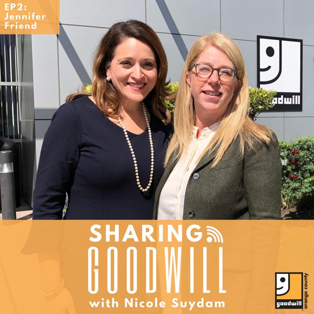 Nicole Suydam with Jennifer Friend, CEO of Project Hope Alliance