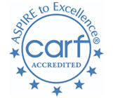 carf logo goodwill of Orange County has been accredited by CARF